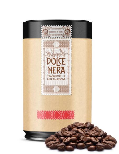 Cafea single origin Segreto di India Dolce Nera 250g