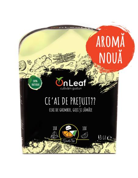 Ceai de prețuit — ghimbir, goji și lămâie | GCS