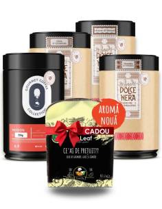 Winter Aroma Symphony – 4 Cafele & Ceai de Pretuit cadou