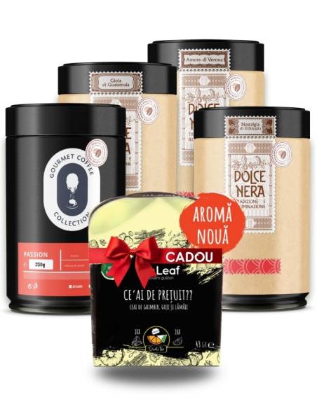 Winter Aroma Symphony – 4 Cafele & Ceai de Pretuit cadou